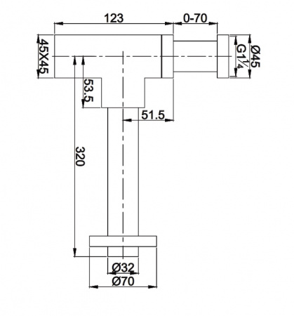 Сифон для раковины Omnires A5555CR хром фото