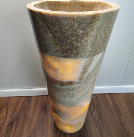 Раковина напольная из оникса Sunset ON-01347 (45*45*90) фото