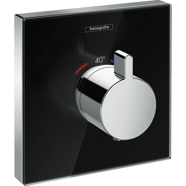 Термостат Hansgrohe ShowerSelect Highflow 15734600 черный фото