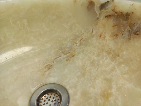 Накладная раковина из оникса Indo Bowl Yellow Small BO-00373 фото