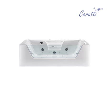 Акриловая гидромассажная ванна (джакузи) Cerutti SPA С-477-18 180x85 фото