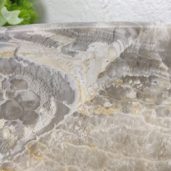 Накладная раковина из оникса Oval Grey Big OY-01564 (60*40*14) фото