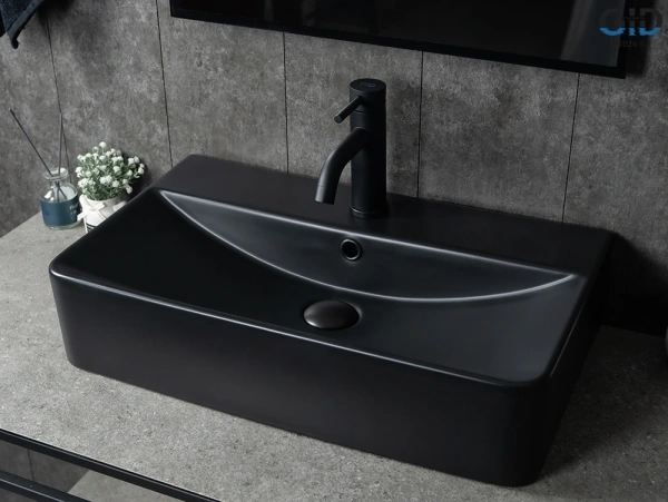 Накладная раковина GID Bm1344 53361 61x35 черная матовая фото