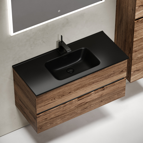 Тумба под раковину Sancos Urban UR100ECH дуб чарльстон фото