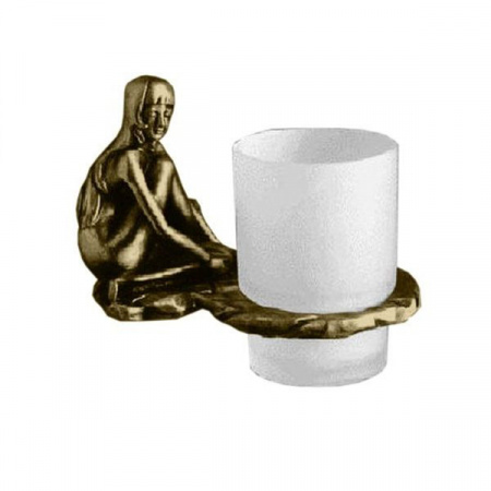 Стакан для зубных щеток Art&Max Juno AM-B-0714-B бронза фото