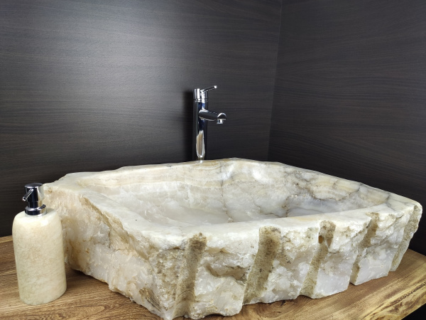 Раковина из оникса Indo Erozy Блитар EO-00052 фото