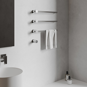 Электрический полотенцесушитель Abber Charme AH4003 хром фото