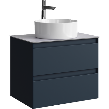 Тумба под накладную раковину Aqwella Geometria 65 GE01652GRM серая фото