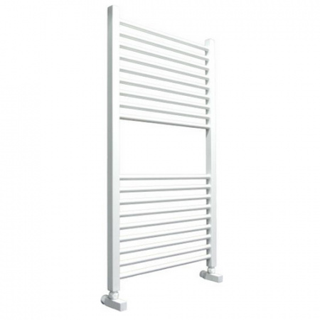 Водяной полотенцесушитель Ника Modern ЛМ 2 100/50 белый с вентилями фото