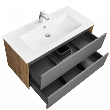 Тумба с раковиной Акватон Сохо 100 1A258201AJA00 фото