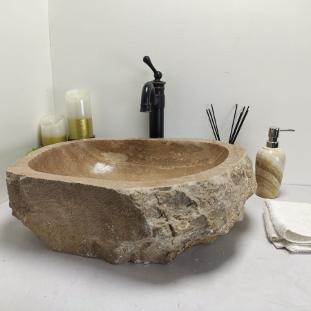 Накладная раковина из оникса Erozy Sunset EO-00554 (53*44*15см) фото