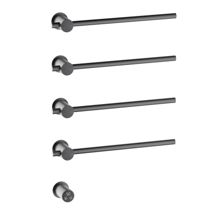 Полотенцесушитель электрический Timo Saona 040/18SM Черное золото фото