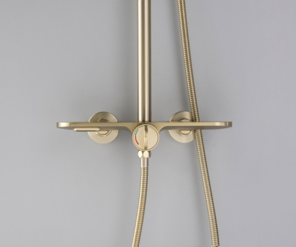 Душевая система Bronze de Luxe Icon 80112CG матовое золото фото