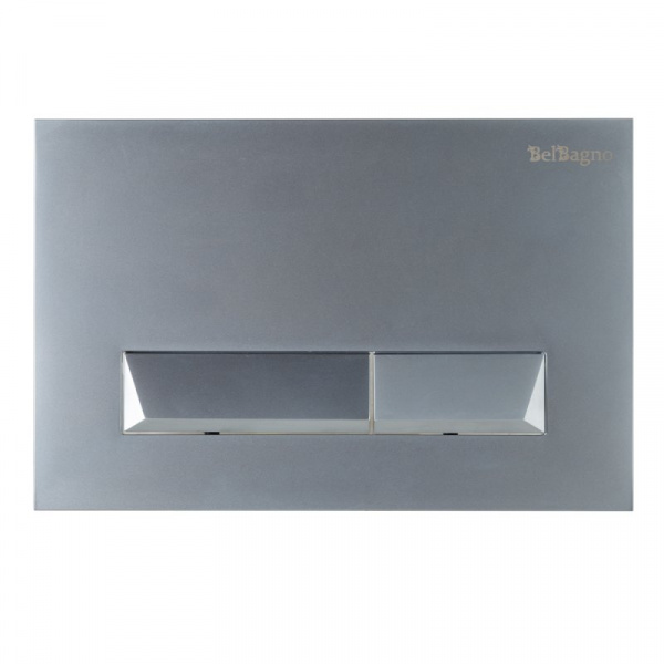 Клавиша смыва Belbagno Marmi BB011-MR-CHROME.M хром матовый фото