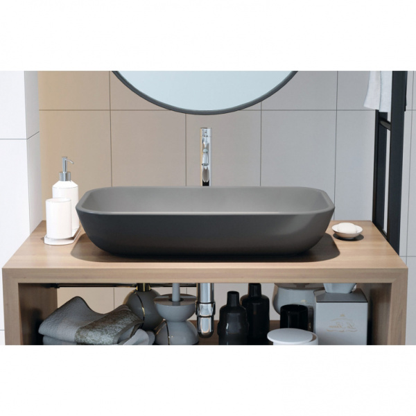 Накладная раковина Sanita luxe Infinity INFSLWB25 60x36 фото