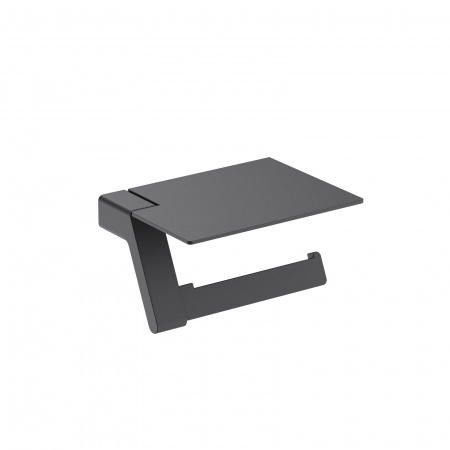 Бумагодержатель с полкой для телефона Timo Selene 14043/03 черный фото