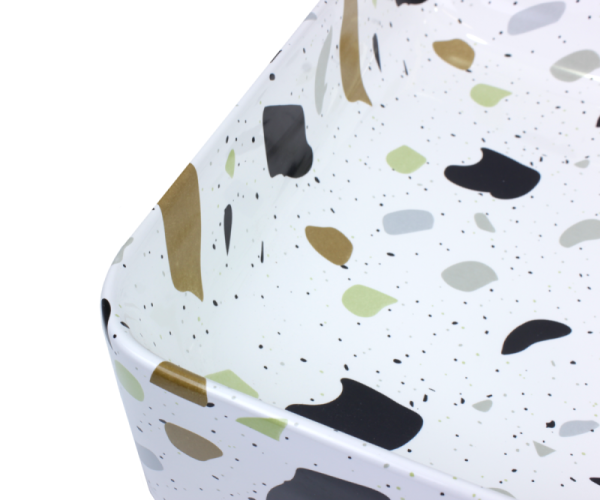 Накладная раковина Bronze de Luxe Терраццо 1061TR 60x35 фото