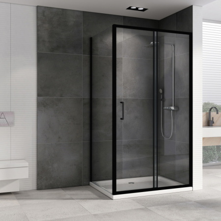 Душевой уголок ABBER Schwarzer Diamant AG30150B5-S50B5 150x50 фото