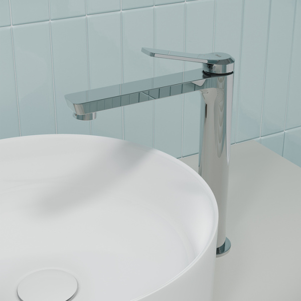 Высокий смеситель для раковины Iddis Parker PARSB01i01 хром фото