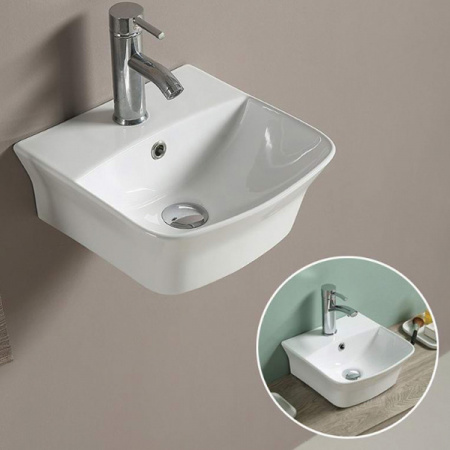 Накладная раковина CeramaLux N 78369 35х35 фото