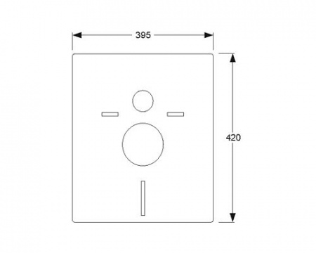 Звукоизоляция для подвесного унитаза и биде Mepa 548004 фото