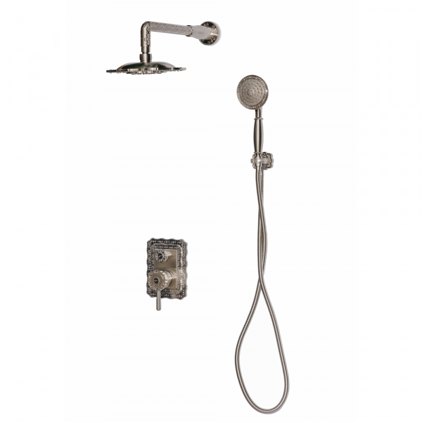 Душевая система скрытого монтажа Milacio Vitoria MC.105.SL серебро фото