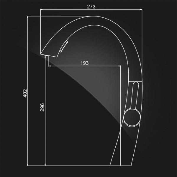 Смеситель для кухни Elghansa Kitchen Color 56X2924-Coffee фото