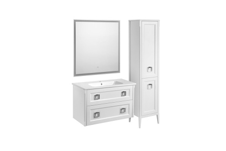 Тумба с раковиной ASB Woodline Рома 100 П 10852 фото