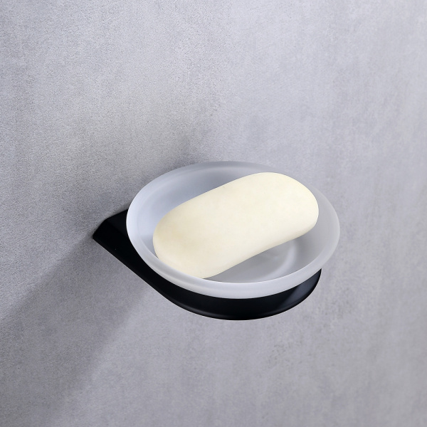 Мыльница Abber Nord AA1558B черная матовая фото