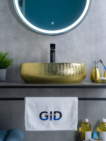 Накладная раковина GID 9030g 48x34 фото