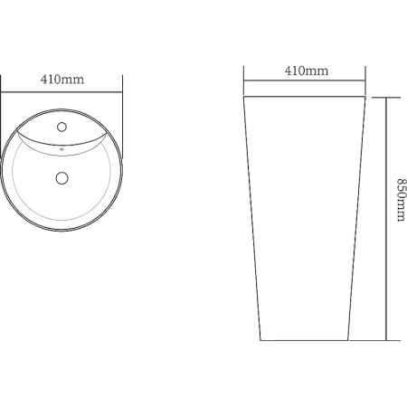 Напольная раковина SantiLine SL-4008 под мрамор фото