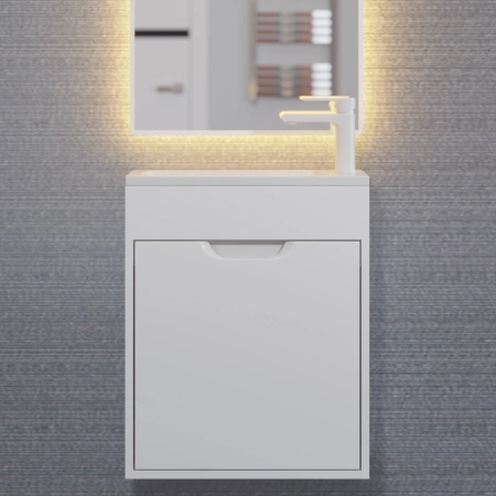 Тумба под раковину Uperwood Modul 50 2930205358 белая фото