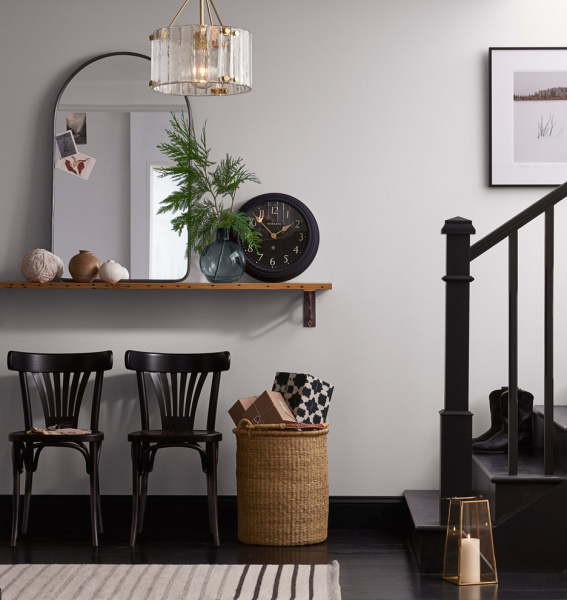 Зеркало в тонкой раме Art-Zerkalo Arch M Black SM120BL 60x97 черное матовое фото