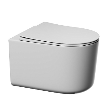 Подвесной унитаз с ультратонким ободком Abber Ultra AC1302 фото