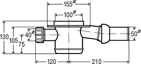 Душевой трап Viega Advantix 556907 фото