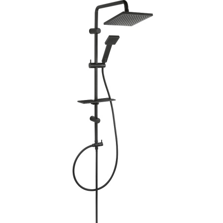 Душевая система Ferro Squerto Lux NP24-BL Черная матовая фото