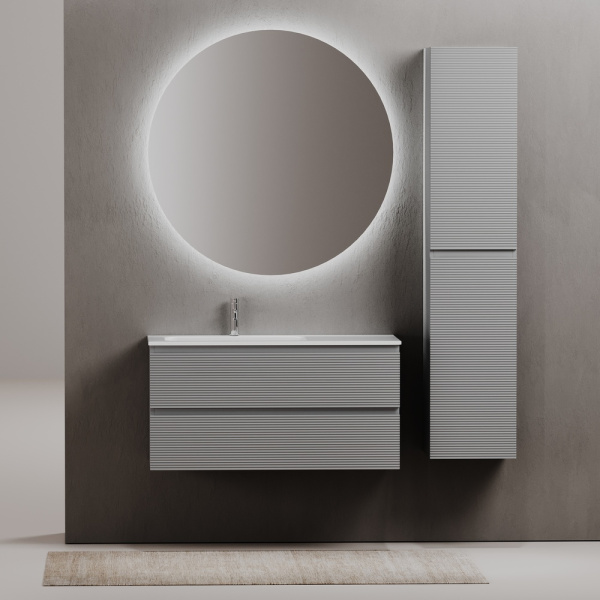 Тумба под раковину Sancos Folk FL100LES Ergraut soft фото