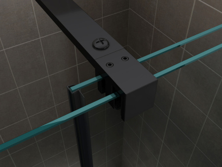 Душевая перегородка ABBER Komfort AG09120B 120 см фото