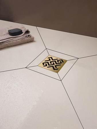 Душевой трап Berges Wasserhaus Zentrum Antik 092465 15 см фото