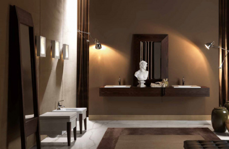 Зеркало Kerasan Bentley 918147 Frassino scuro 120x80 фото