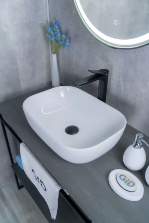 Накладная раковина Gid Luxe Line  D1333 45,5х32 фото