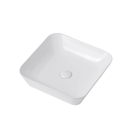 Накладная раковина Abber Rechteck AC2205 43x43 белая фото