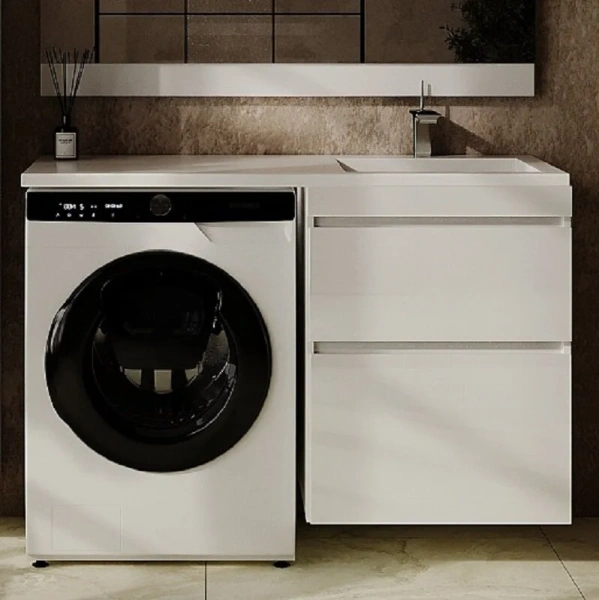 Тумба под стиральную машину подвесная Style Line Даллс Леон 120 Люкс Plus СС-00002440 фото