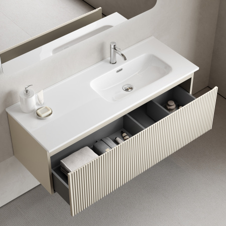 Тумба под раковину Sancos Snob R 1.0 SNR1.0120RCE Beige Soft фото