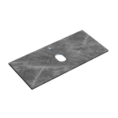 Столешница с отверстием под смеситель Sancos TT120A1X 120 см, black sky фото