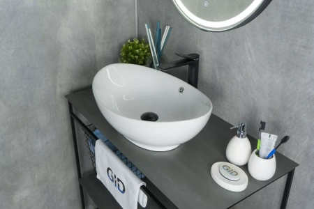 Накладная раковина GID 9019 60х37 фото