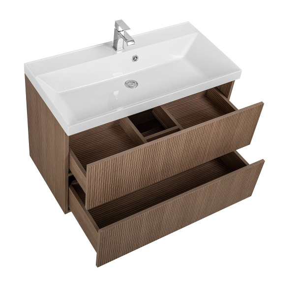Тумба под раковину Art&Max Verona-Push AM-Verona-Push-900-2C-SO-KV кадена вуд фото