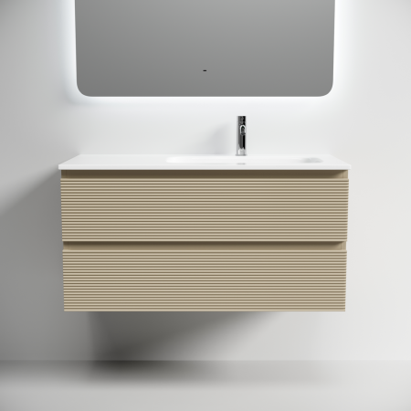 Тумба под раковину Sancos Folk FL100RCP капучино фото