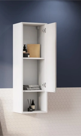 Шкаф навесной Акватон Хоуп 1A287503HP2B0 белый матовый фото