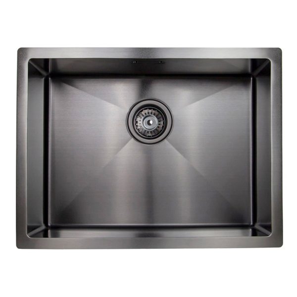 Кухонная мойка из нержавеющей стали Kaiser KSM-5845 58x44 Gun metal фото